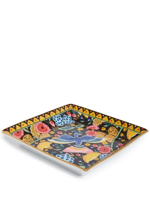 La DoubleJ Trinket tray (21cm x 21cm) Black TRI0002CER001COL06BL01
