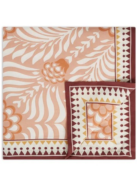 La DoubleJ large Tudor tablecloth White TBC0003LIN001TDR04PI05