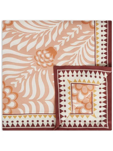 La DoubleJ medium Tudor tablecloth Pink TBC0002LIN001TDR03PI05