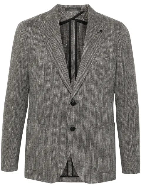 Tagliatore brooch-detail blazer Black 1SMC26KC90019S
