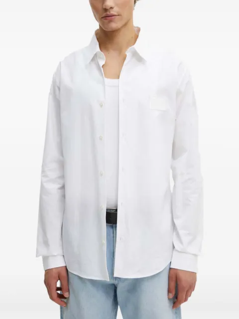 Iceberg logo-patch long-sleeve shirt White G0600115