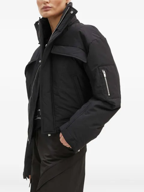 HELIOT EMIL zip-fastening hooded jacket Black PREAW24W02132