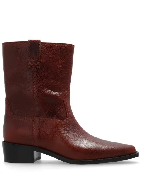 Tory Burch 35mm City Western cowboy boots Brown 158829