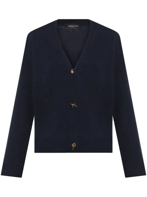 Fabiana Filippi v-neck cashmere cardigan Blue MAD224F494L0490000