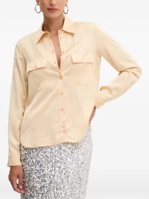 Patrizia Pepe buttoned pocket shirt Yellow 8C0715A051
