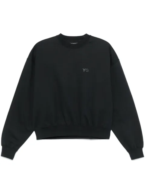 Y-3 x Adidas logo-print sweatshirt Black JD9789