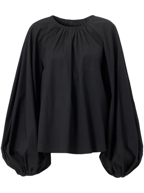 Carolina Herrera raglan-sleeve blouse Black F2411N223SCT
