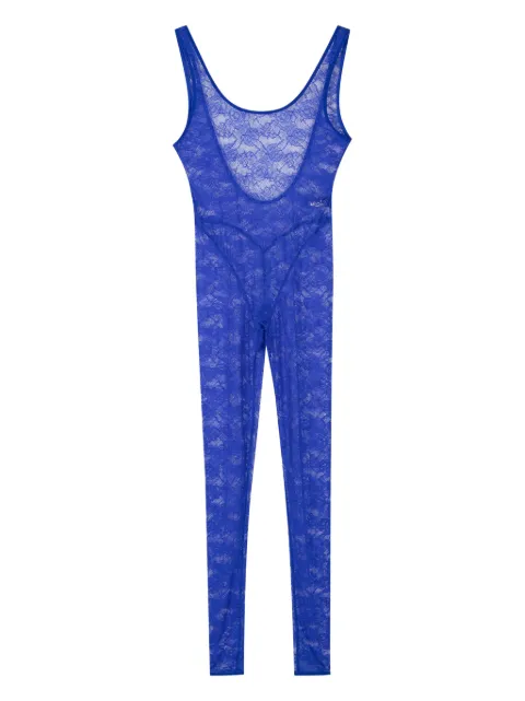 Maison Close Flashback Néon open-back catsuit Blue 562761