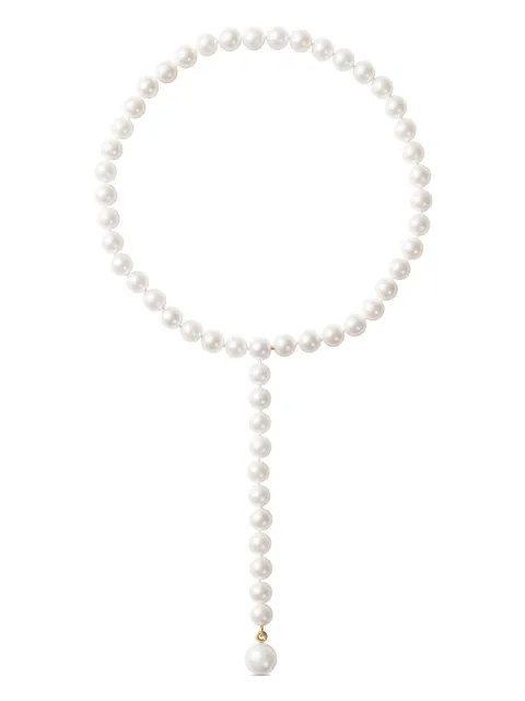 Sophie Bille Brahe 14kt recycled yellow gold La Belle freshwater pearl necklace Gold NL25DPEMAFW