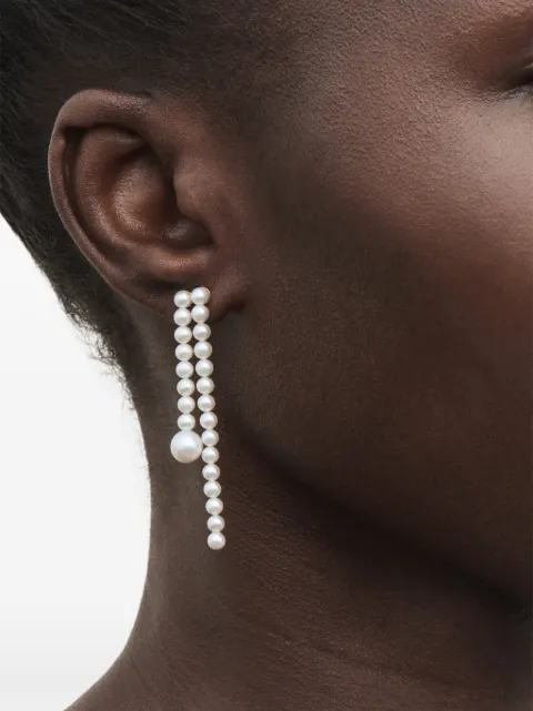 Sophie Bille Brahe La Valse freshwater pearl earrings Gold EA25DP33FW