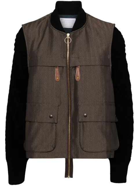 Kolor double-layered jacket Brown 24WCMG13110