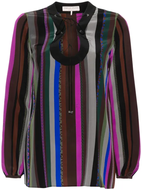 PUCCI silk blouse Brown 56RM6356772