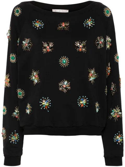 PUCCI embroidered sweatshirt Black 41RP4141623