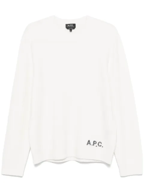 A.P.C. Edward jumper White WVBDJH23059