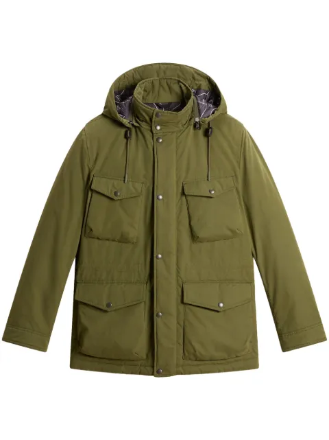 Woolrich hooded padded jacket Green CFWOOU0944MRUT3780