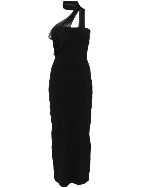 MANURÍ Elsa maxi dress Black MRFW24DR9WLSK29
