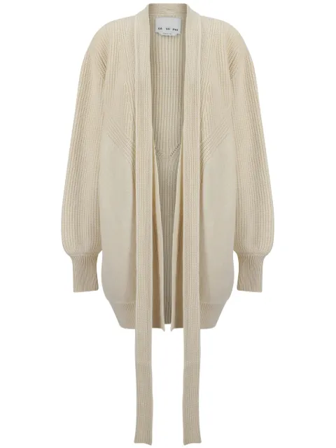 SA SU PHI Armor cardigan White W24705