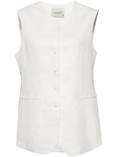 Bambah Alice waistcoat White BMFW2417