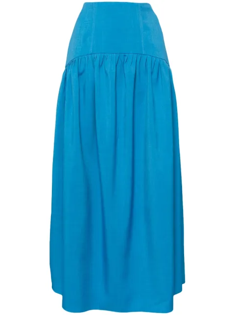 Bambah Elizabeth midi skirt Blue BMFW2414