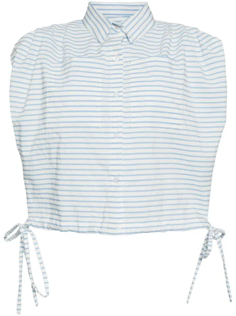 Bambah Kate striped top White BMFW2419