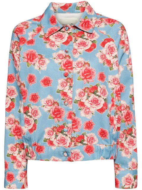 Bambah Rose denim jacket Blue BMFW2403