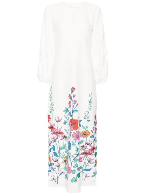 Bambah Hibiscus Tuscan dress White BMFW2442