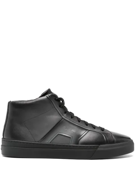 Santoni logo-debossed sneakers Grey MBGT22025NEORGON