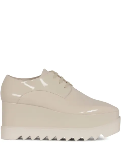 Stella McCartney Elyse monochrome platform shoes White 810479AP0AT0