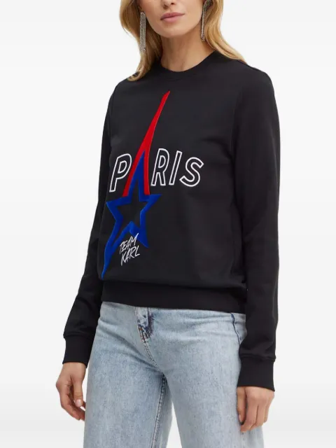 Karl Lagerfeld star-motif sweatshirt Black 245W1830999