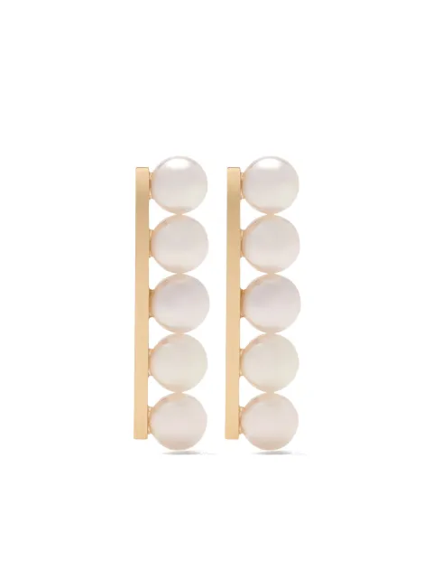 TASAKI 18kt yellow gold Collection Line balance plus earrings Gold E4463Y