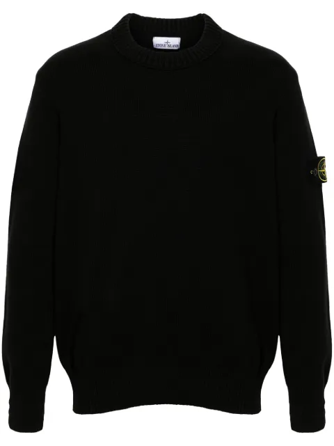 Stone Island Compass-badge sweater Black 8115506A2