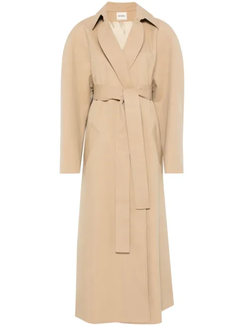 KHAITE Roth trench coat Neutrals 7110186963