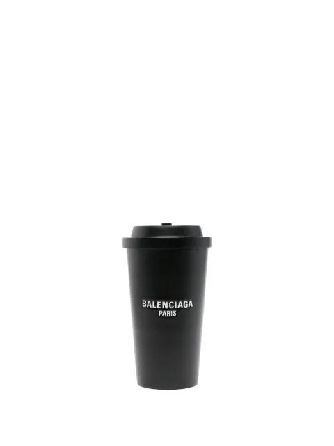 Balenciaga 9AM Coffee Cup clutch bag Black 7918362AA48