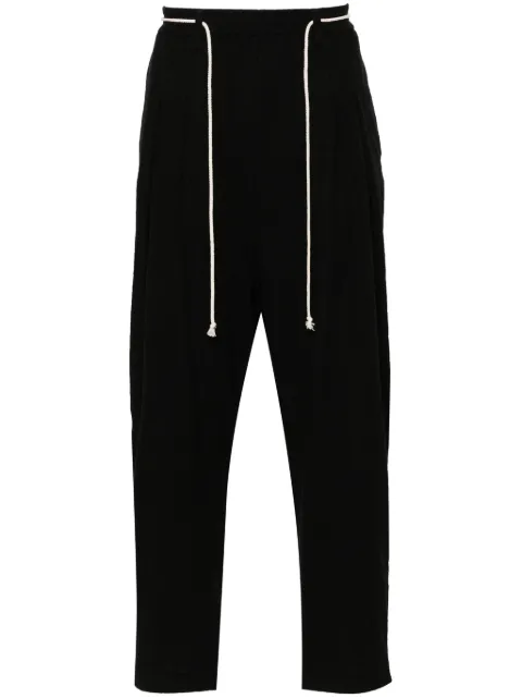 MORDECAI pleated drawstring trousers Black 24A96MRU21C