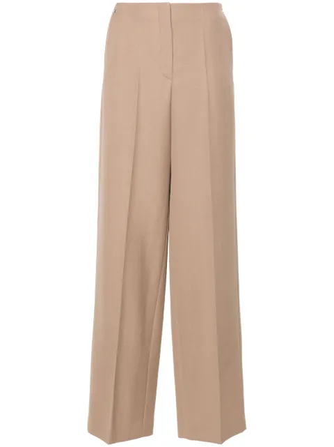 FENDI grain-de-poudre wool trousers Brown FR6580AJYF