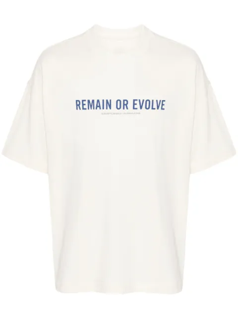 Emporio Armani logo-print T-shirt Neutrals 6D1TDZ1JUFZ