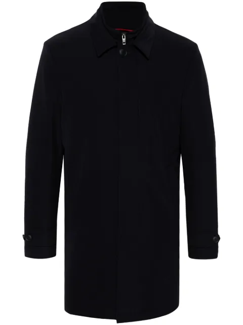 Fay layered-effect coat Blue NAM6149061JWGS