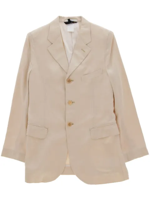 Comme Des Garçons Pre-Owned 2010s single-breasted blazer Neutrals CODE790SS