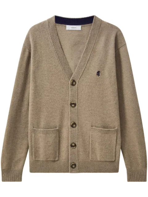 Pringle of Scotland V-neck wool cardigan Neutrals PMQ055