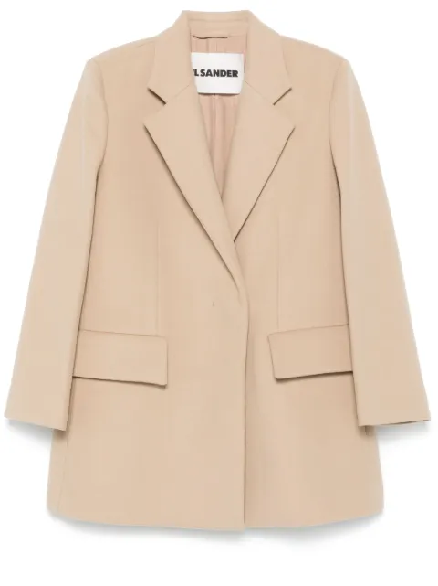 Jil Sander tailored coat Neutrals J02AA0157J40035