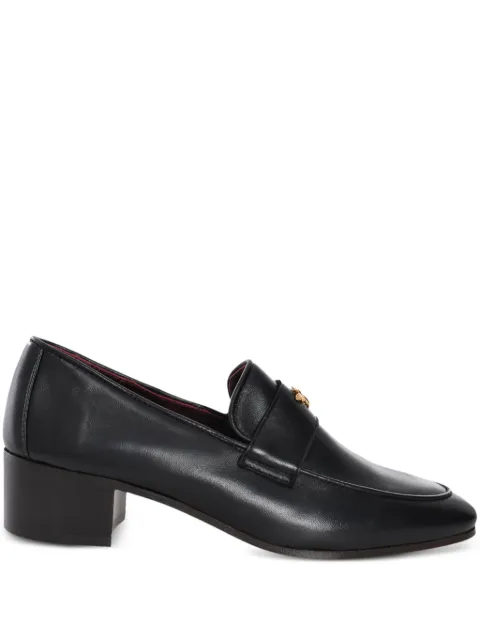 Bougeotte logo-plaque loafers Black FL35SLEGANABLACK