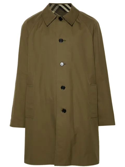 Burberry reversible trench coat Green 8097785
