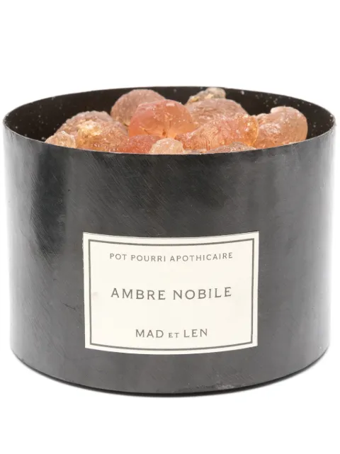 MAD et LEN Ambre Nobile pot pourri Black AMBRENOBILE