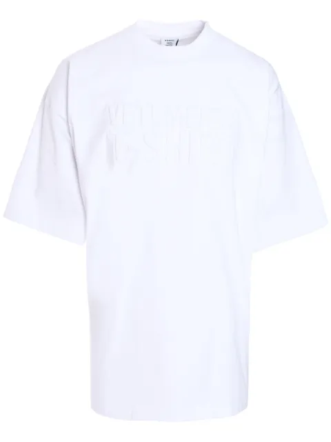 VETEMENTS illusion logo t-shirt White UA65TR370W