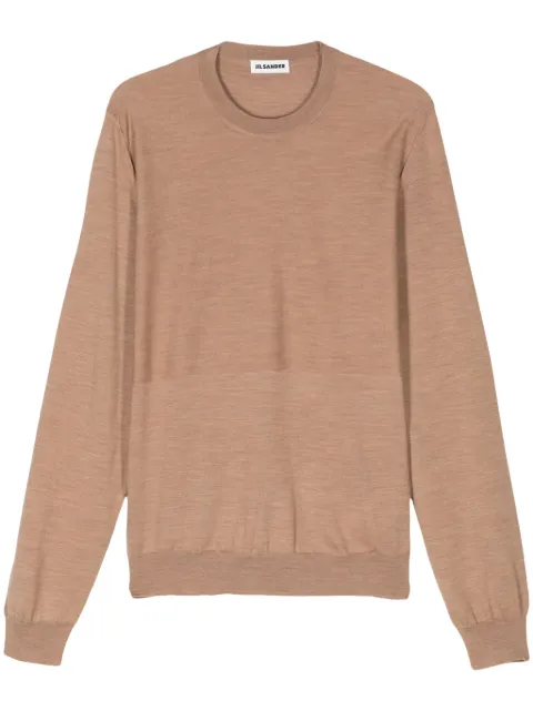 Jil Sander crew-neck sweater Brown J22GP0111J14610