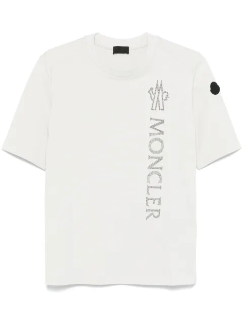 Moncler logo-appliqué T-shirt White J20938C0000683927