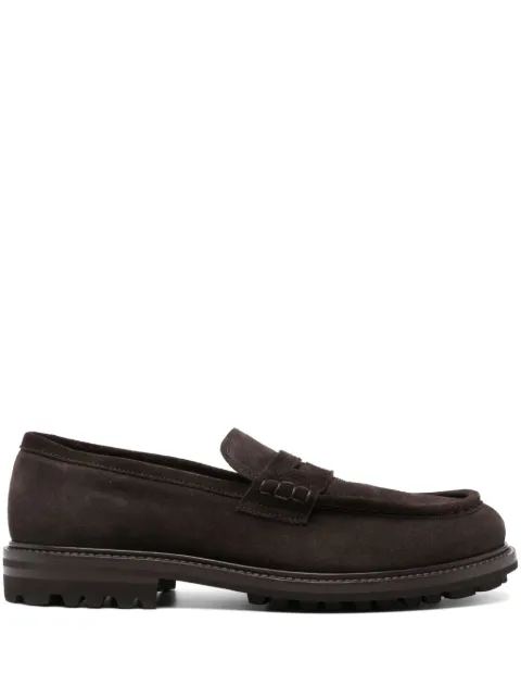 Henderson Baracco suede loafers Brown 83409S0