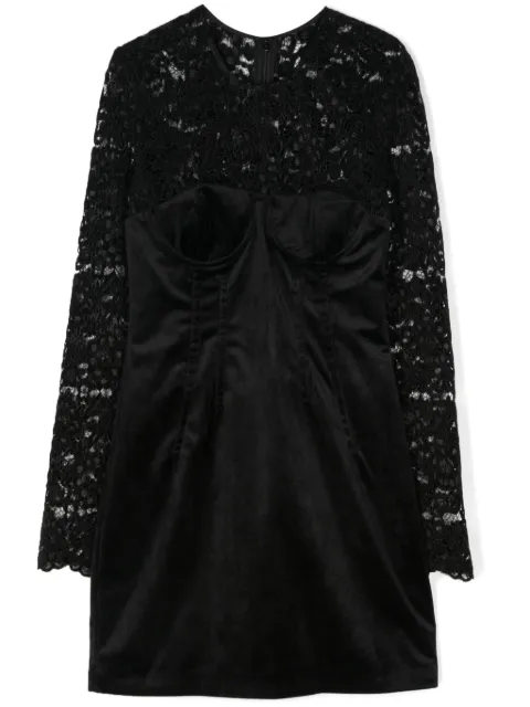 Chiara Ferragni panelled mini dress Black 77CBO925N0386