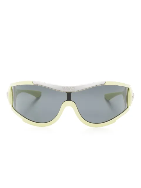 Versace Eyewear Medusa geometric-frame sunglasses Yellow 0VE4475548687