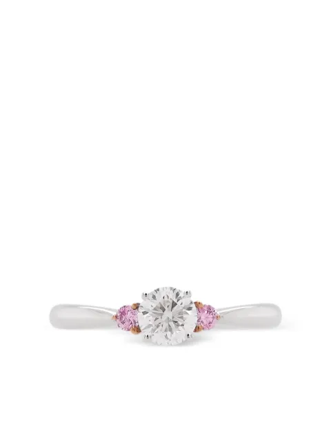 HYT Jewelry 18kt white gold diamond ring Silver R645HR